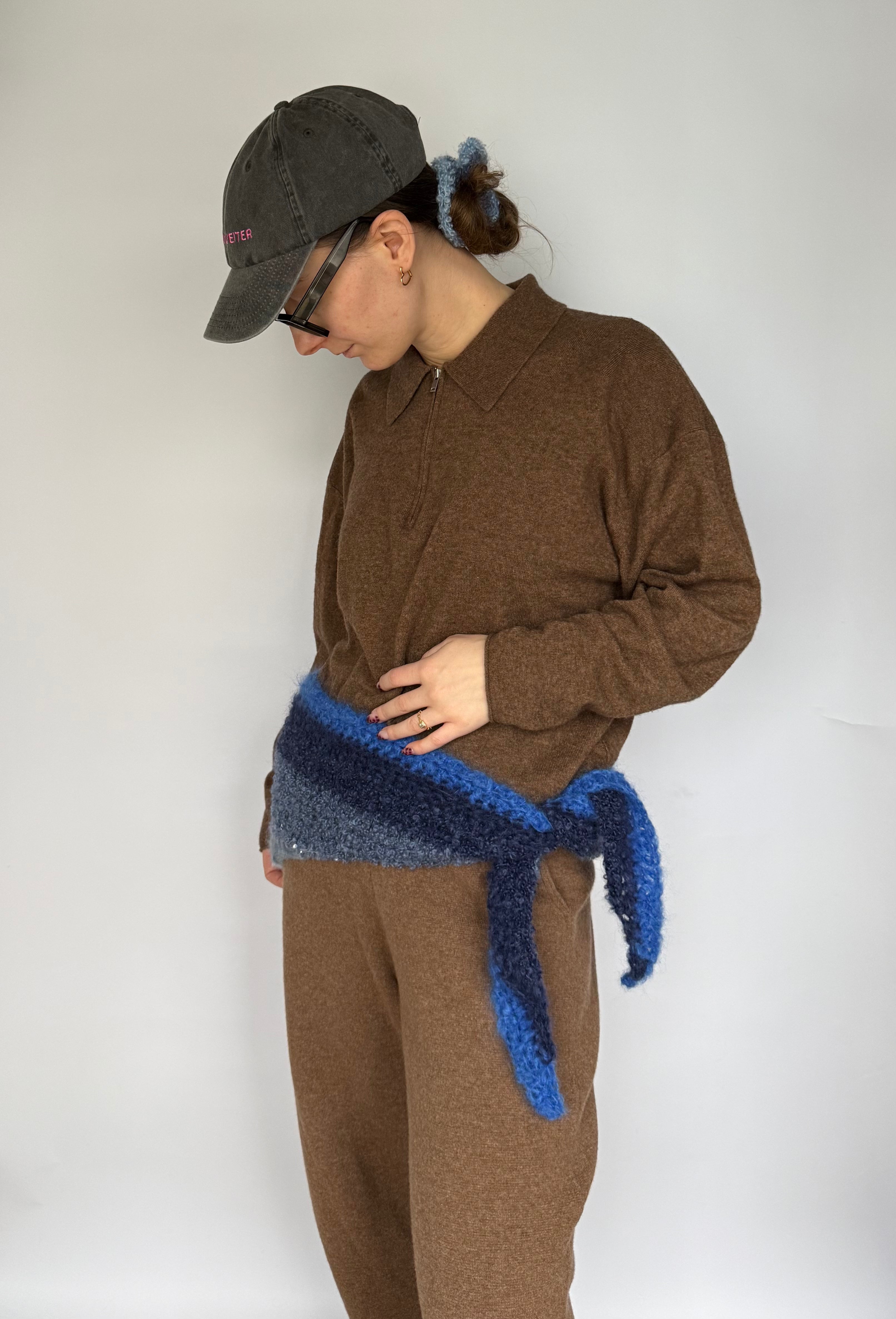 Triangle Scarf Midnight Blue | Limited Edition