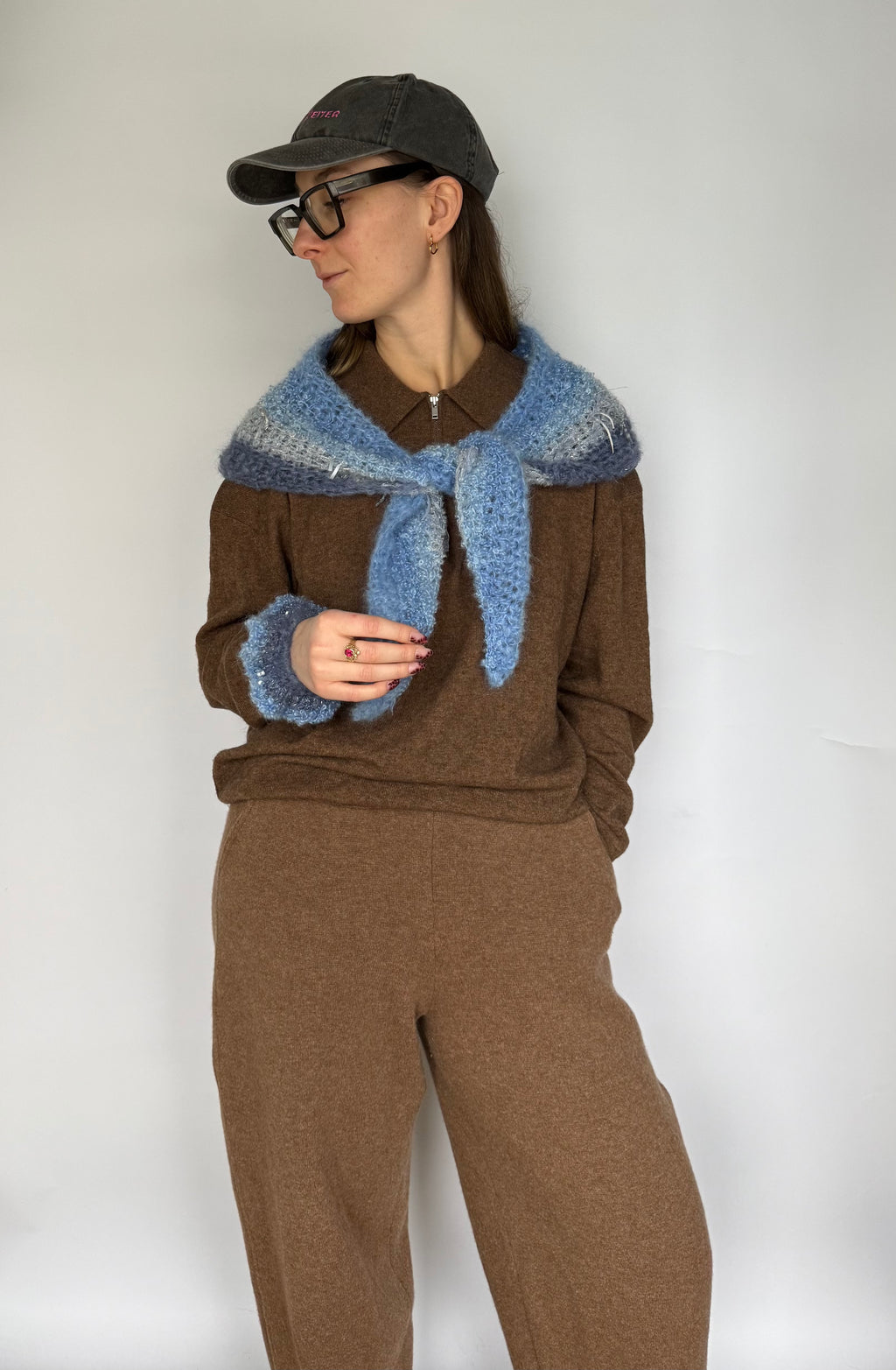 Triangle Scarf Azure Sky | Limited Edition