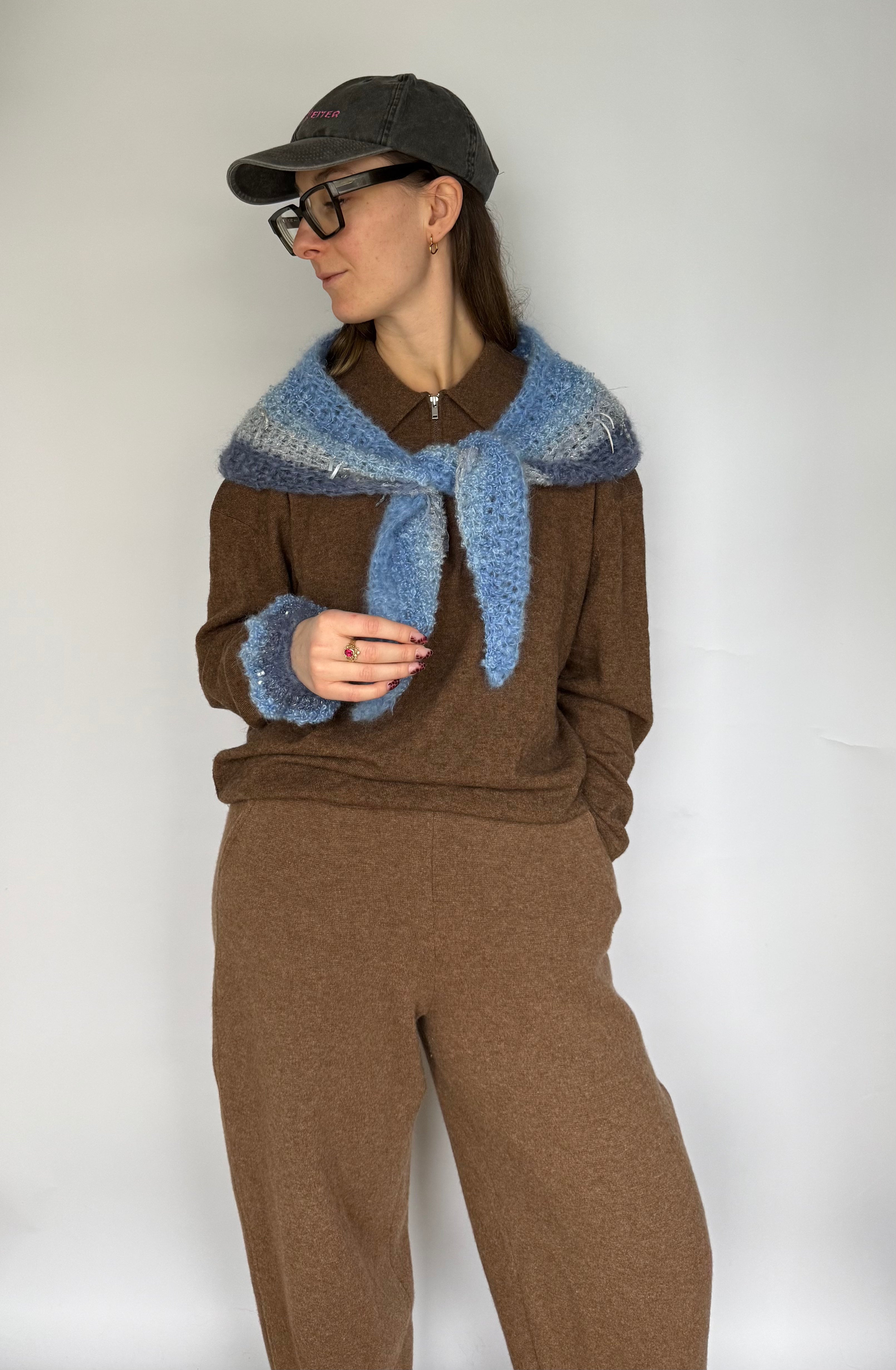 Triangle Scarf Azure Sky | Limited Edition