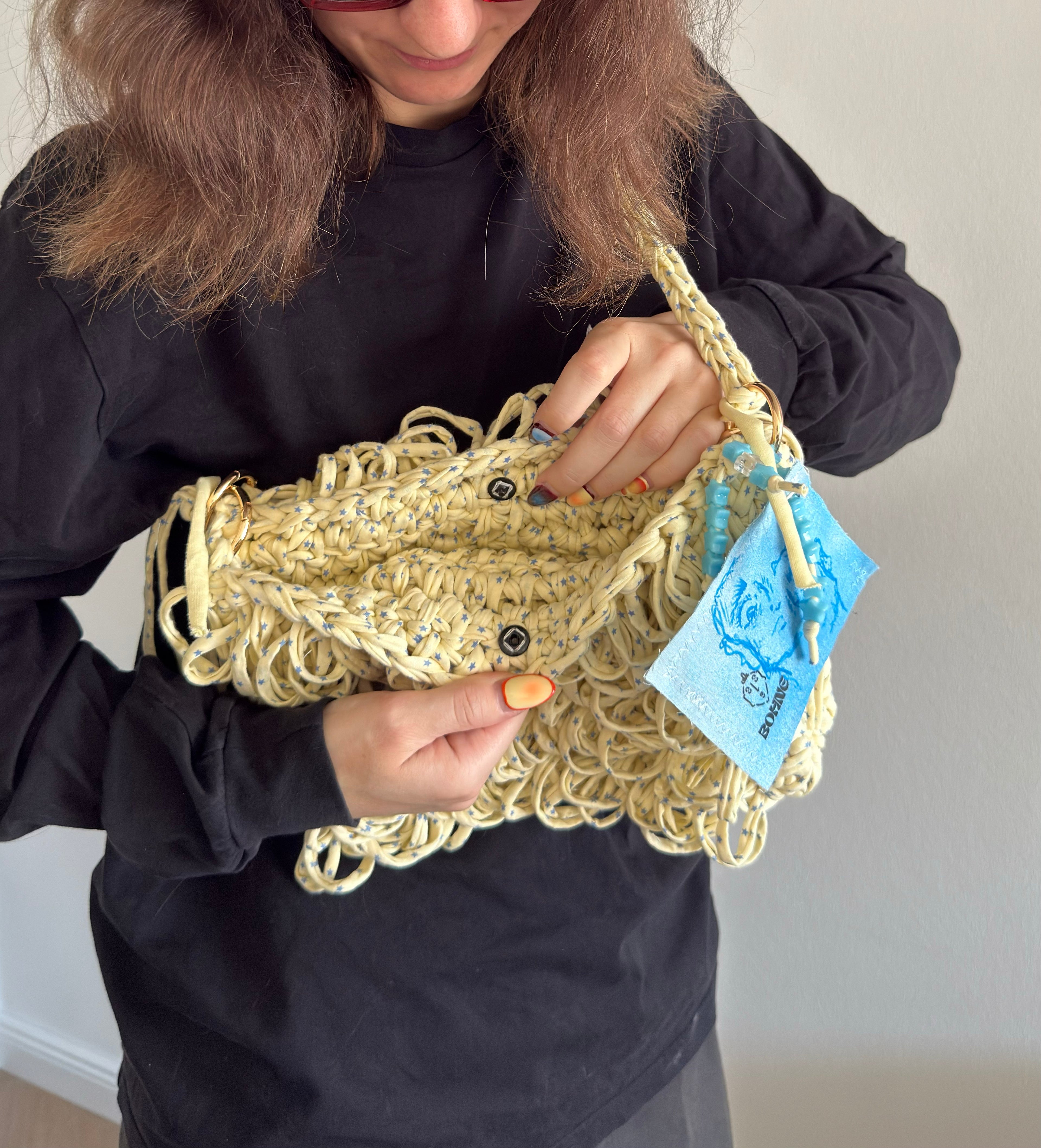 SWAY Star | handgehäkelte Tasche aus Recyclinggarn