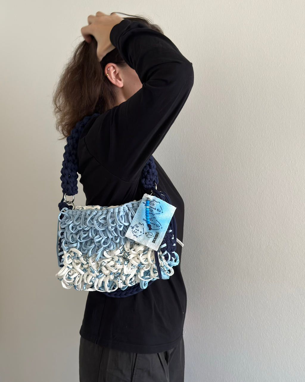 SWAY Santorini | handgehäkelte Tasche aus Recyclinggarn
