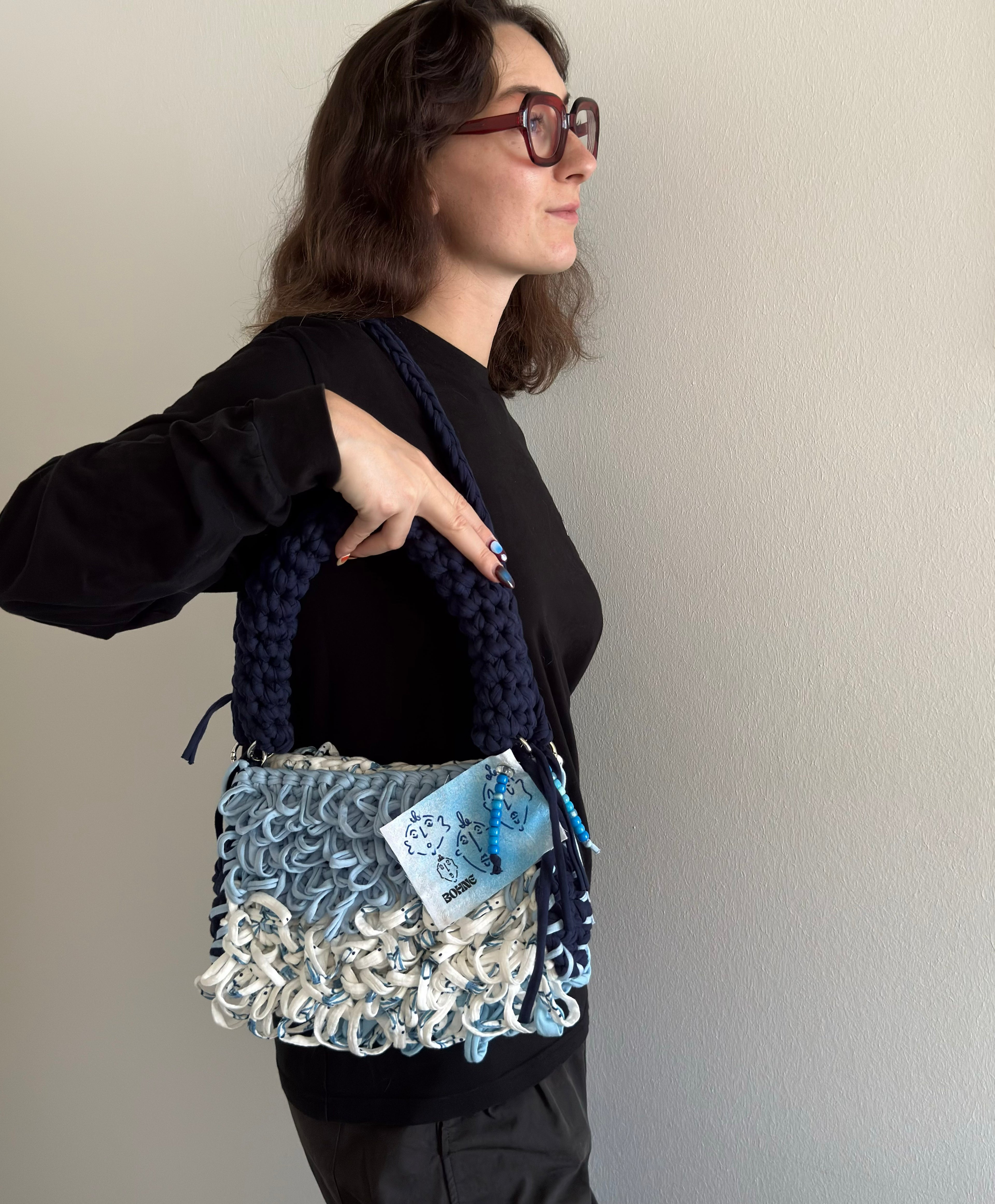 SWAY Santorini | handgehäkelte Tasche aus Recyclinggarn