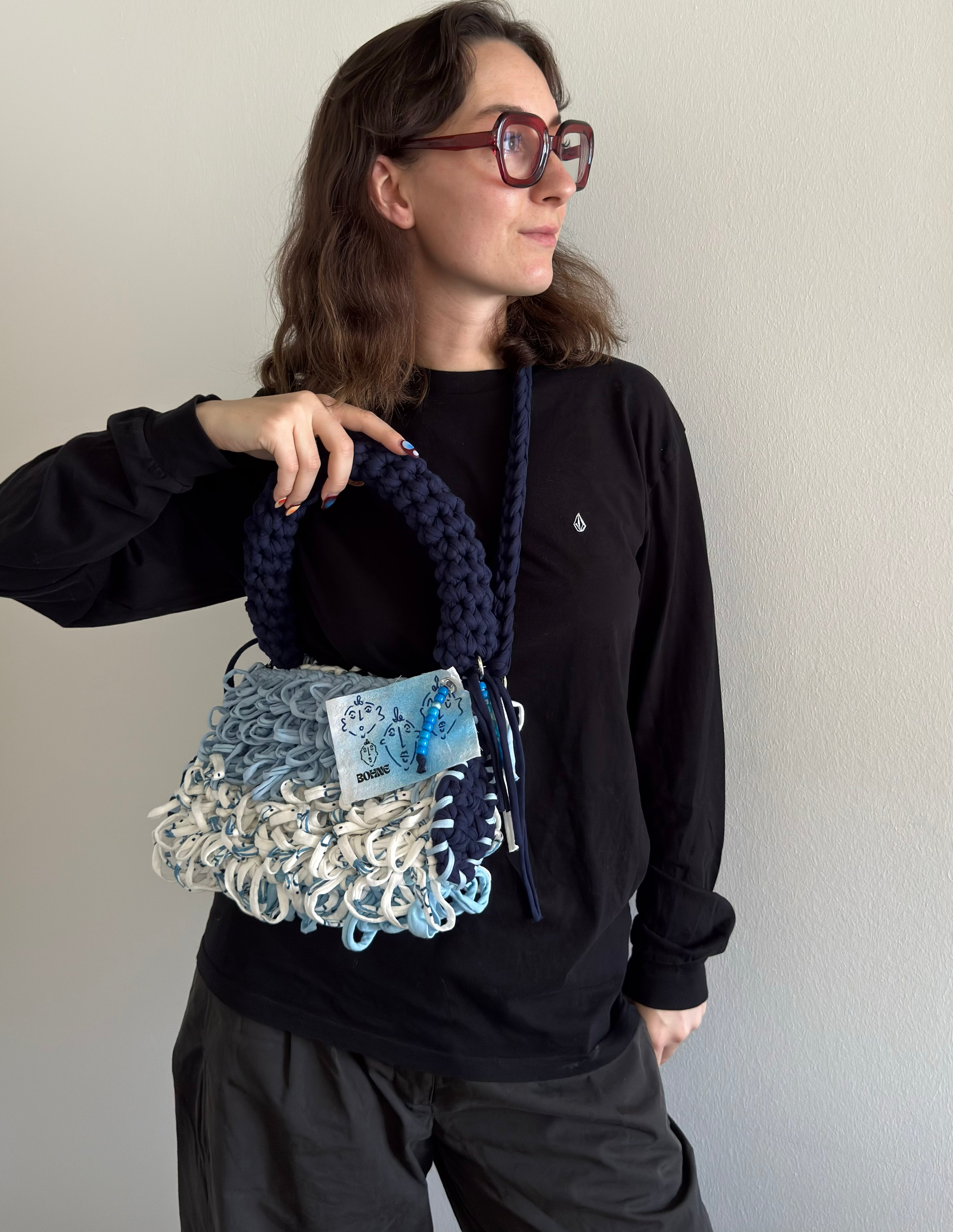 SWAY Santorini | handgehäkelte Tasche aus Recyclinggarn