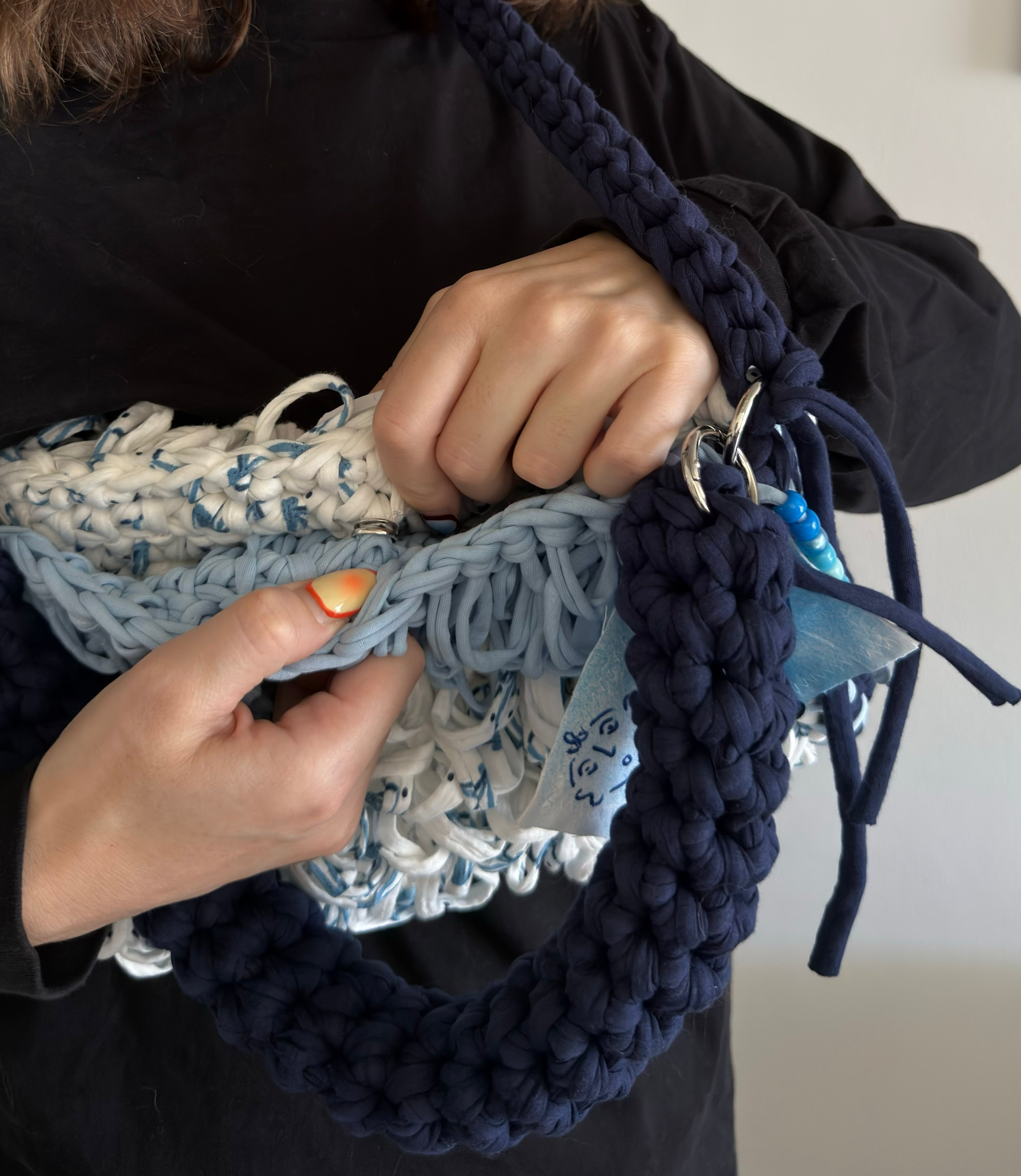 SWAY Santorini | handgehäkelte Tasche aus Recyclinggarn