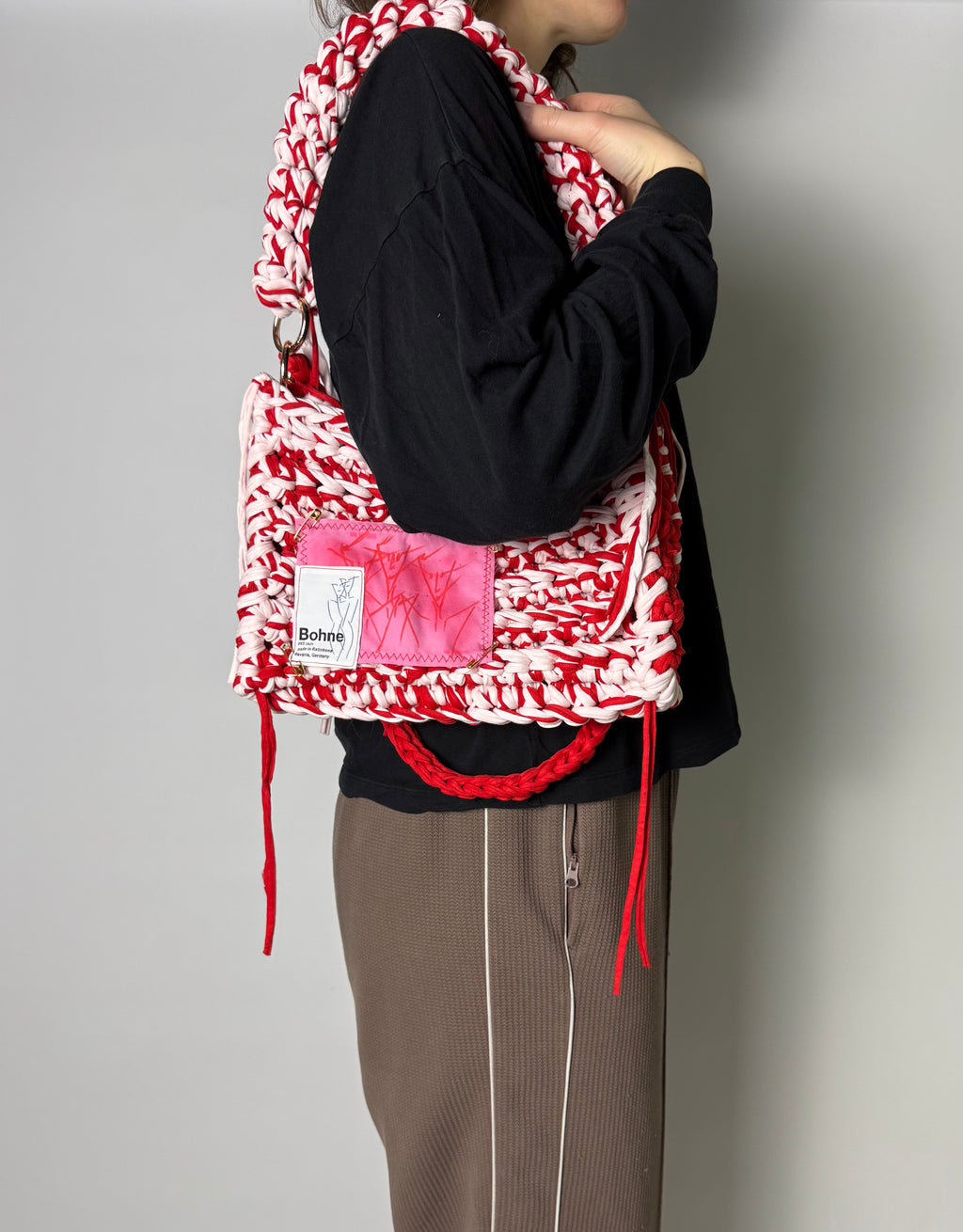MODUL Ember | handgehäkelte Tasche aus Recyclinggarn