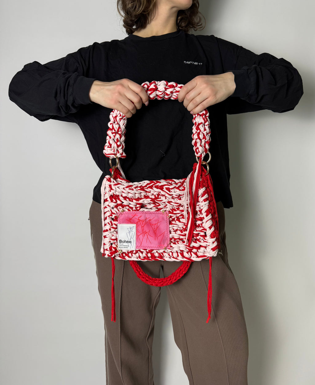 MODUL Ember | handgehäkelte Tasche aus Recyclinggarn