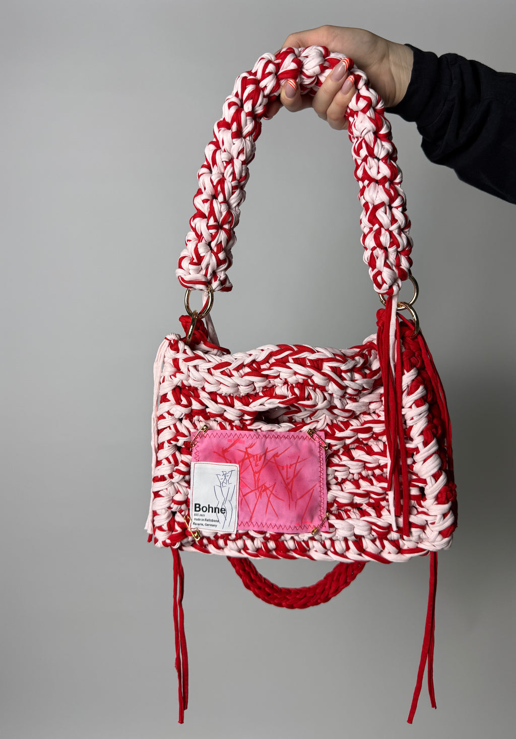 MODUL Ember | handgehäkelte Tasche aus Recyclinggarn