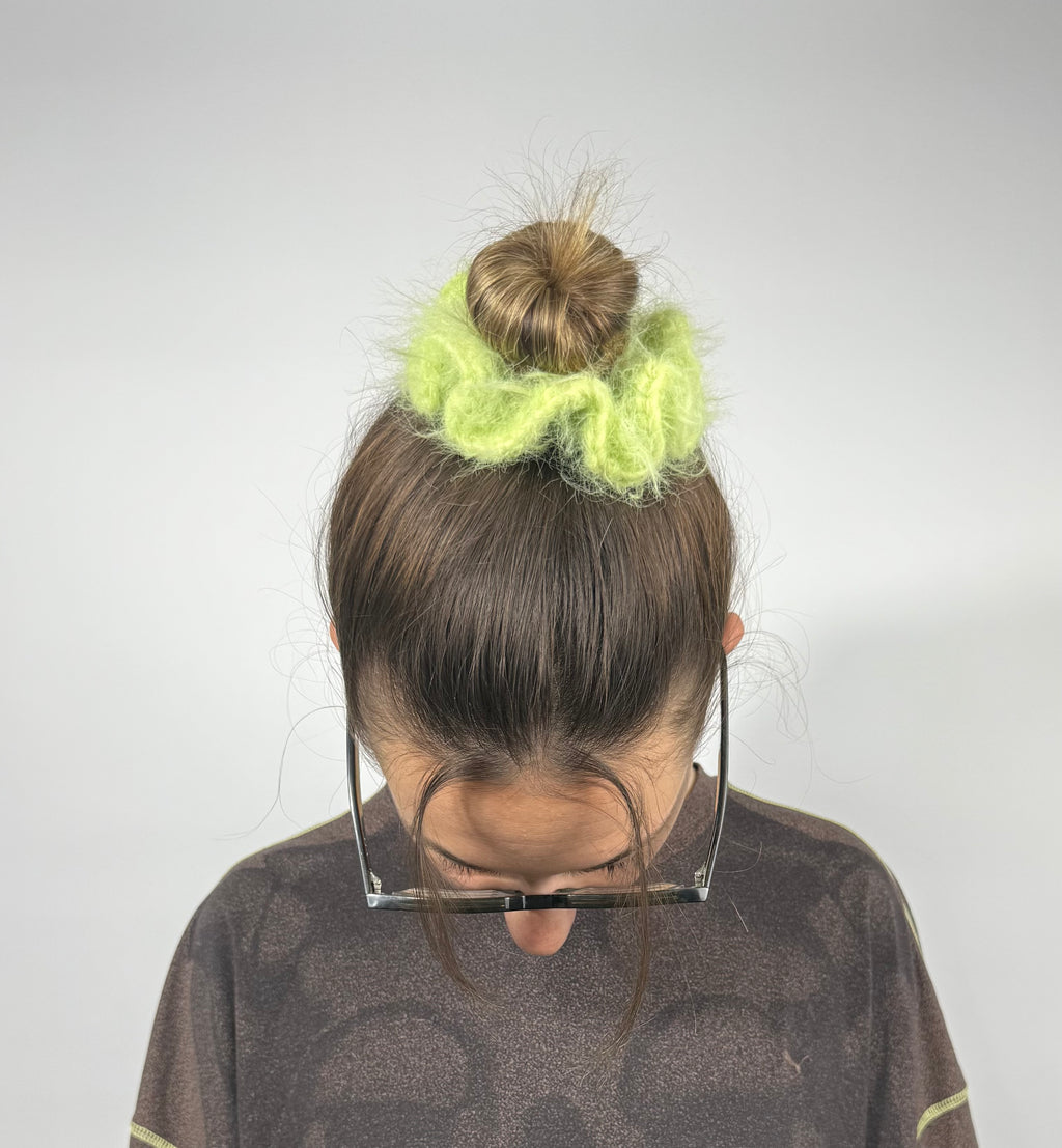 Fuzzy Set | Schal & Scrunchie zum Vorteilspreis | Lime