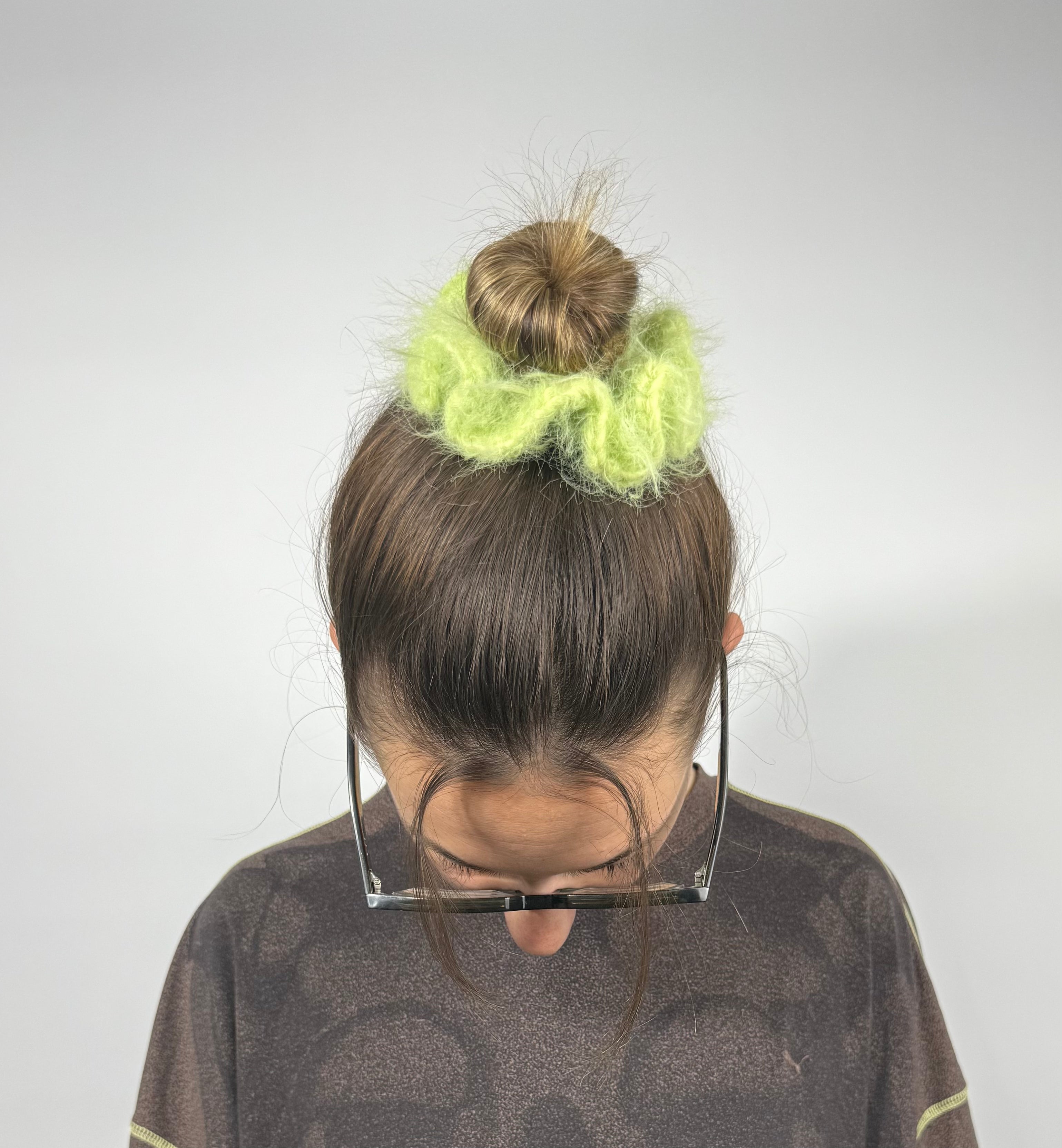 Fuzzy Set | Schal & Scrunchie zum Vorteilspreis | Lime