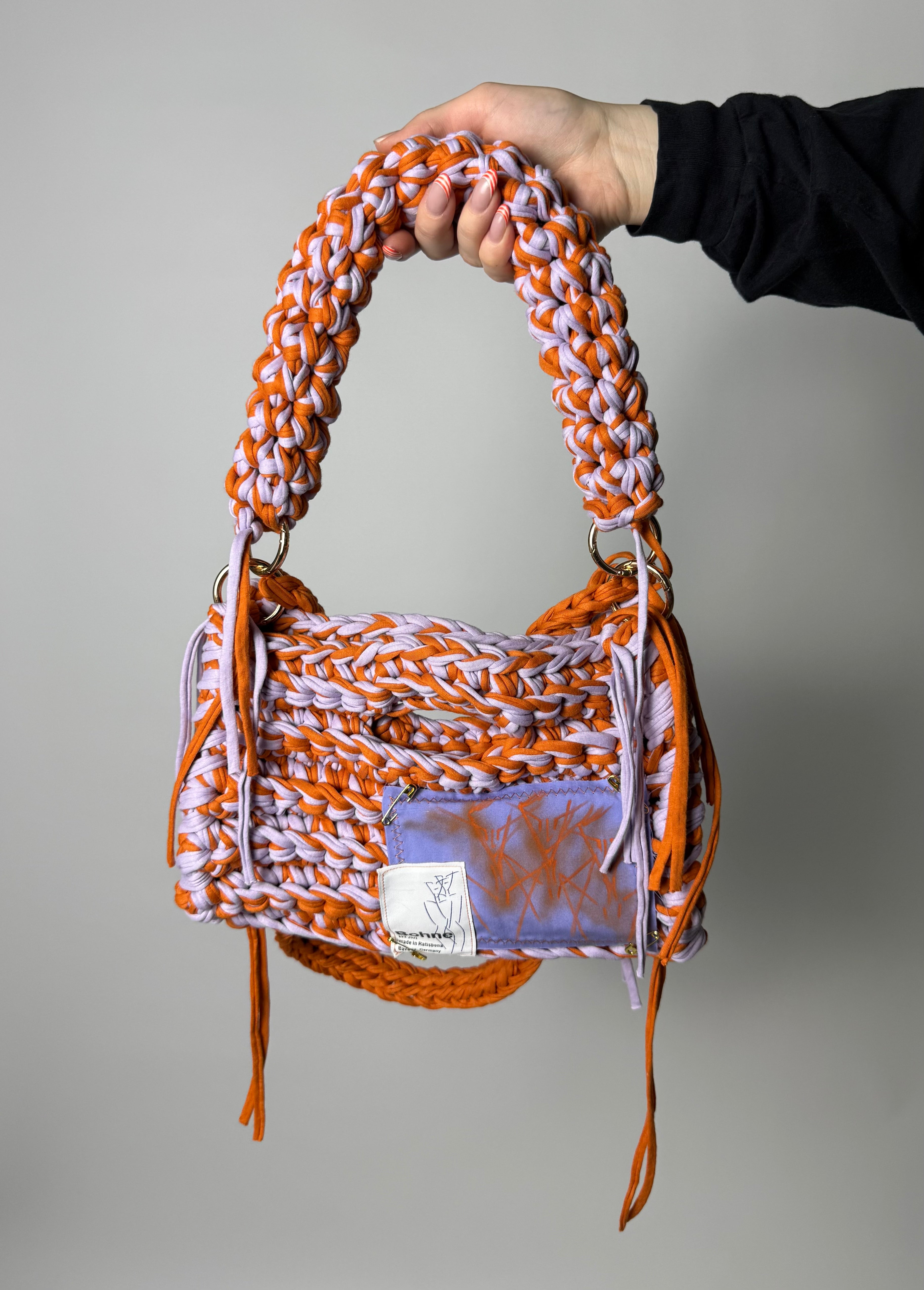 MODUL Aura | handgehäkelte Tasche aus Recyclinggarn