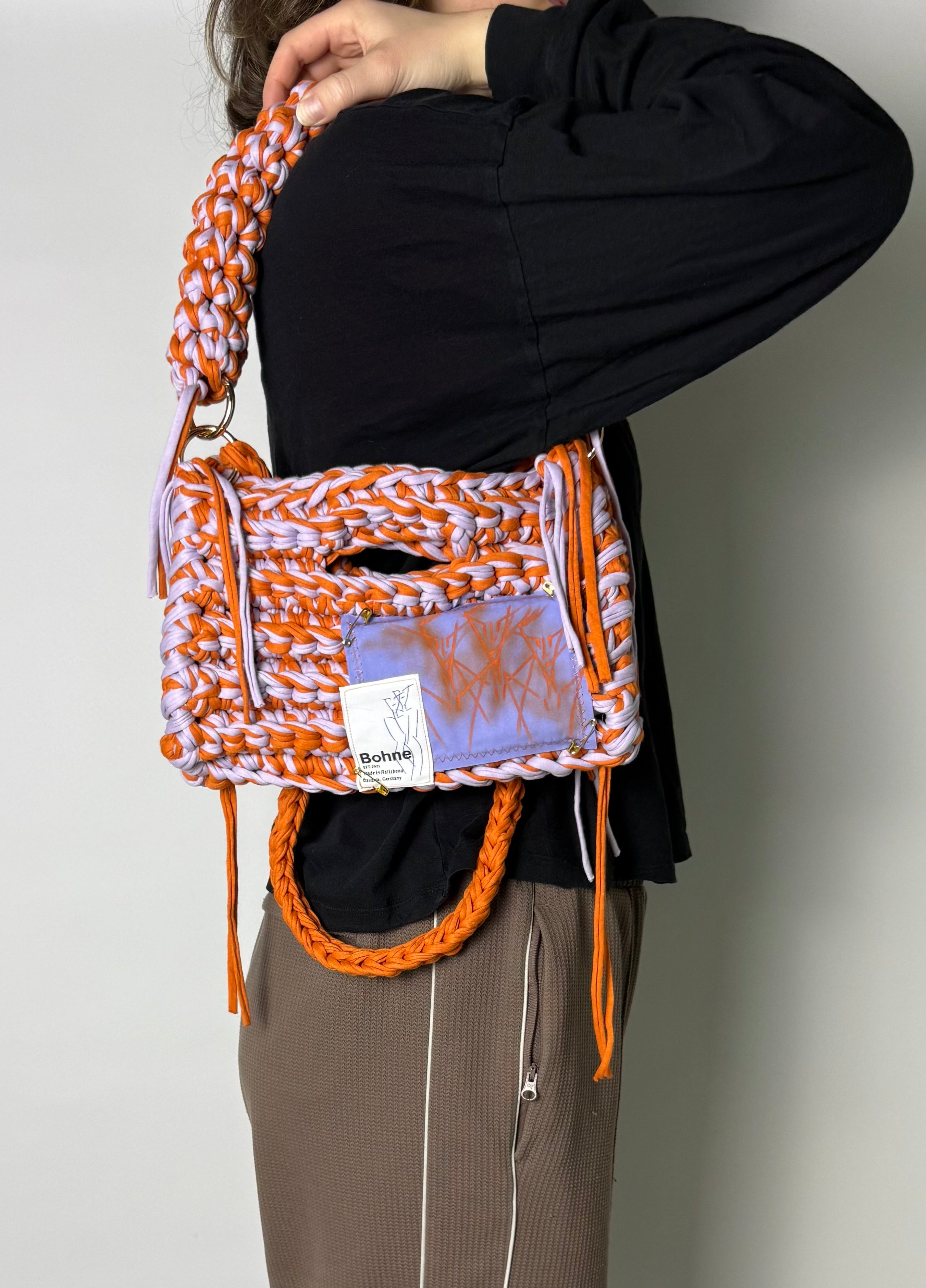 MODUL Aura | handgehäkelte Tasche aus Recyclinggarn