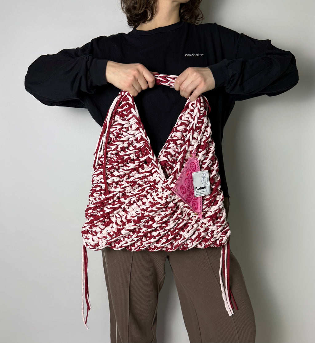 TRIA Bloom XL | handgehäkelte Tasche aus Recyclinggarn
