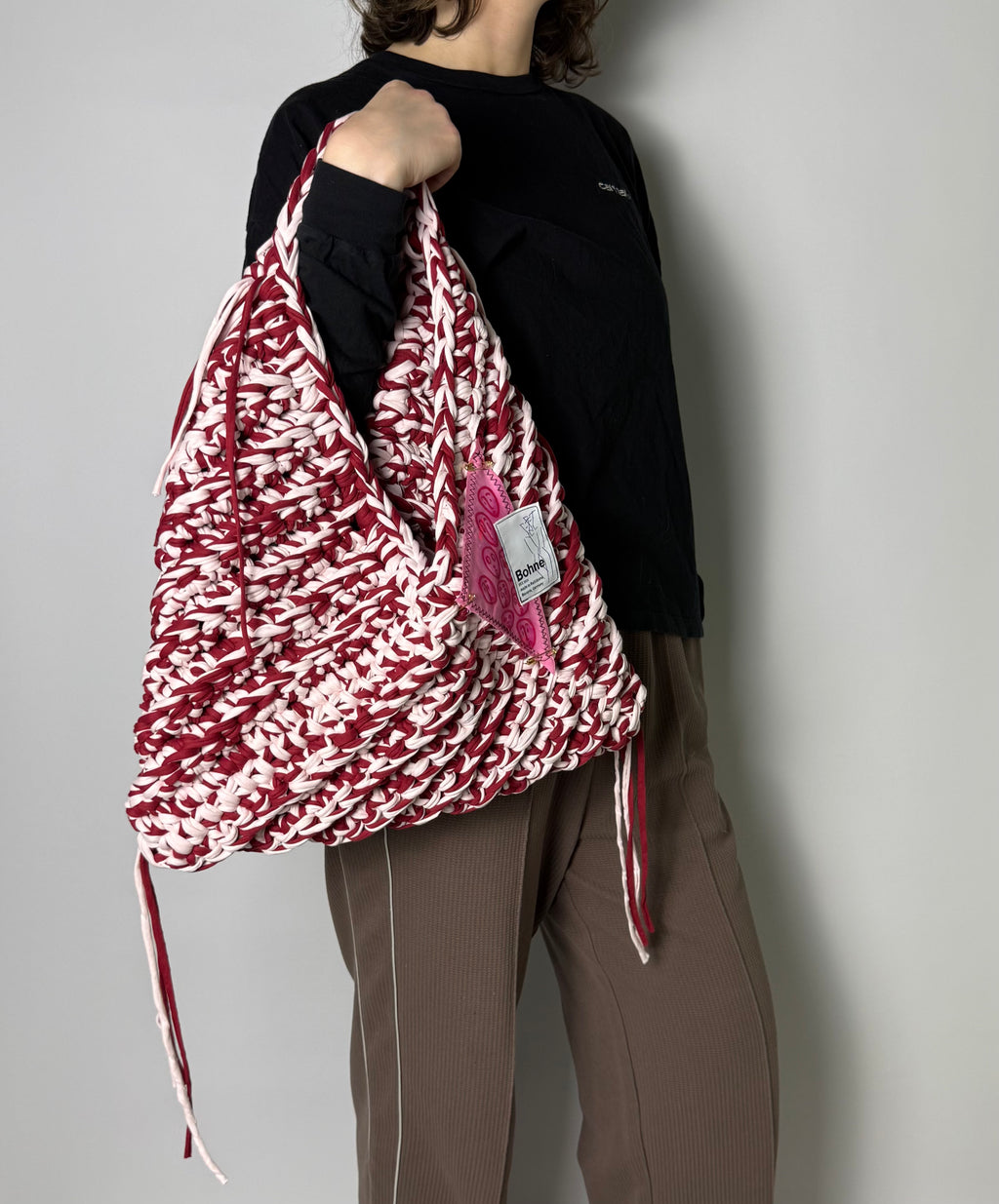 TRIA Bloom XL | handgehäkelte Tasche aus Recyclinggarn