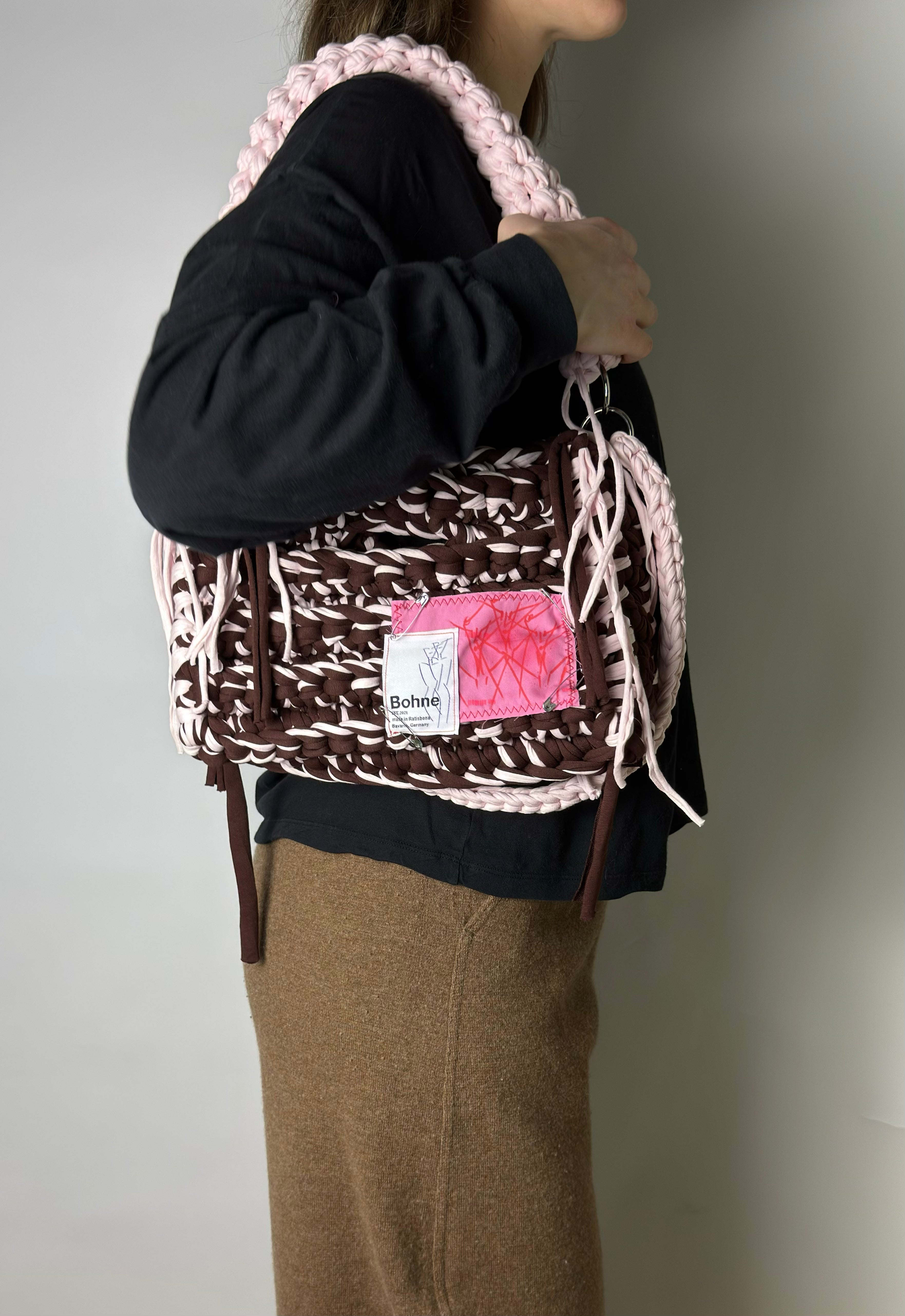 MODUL Dune | handgehäkelte Tasche aus Recyclinggarn