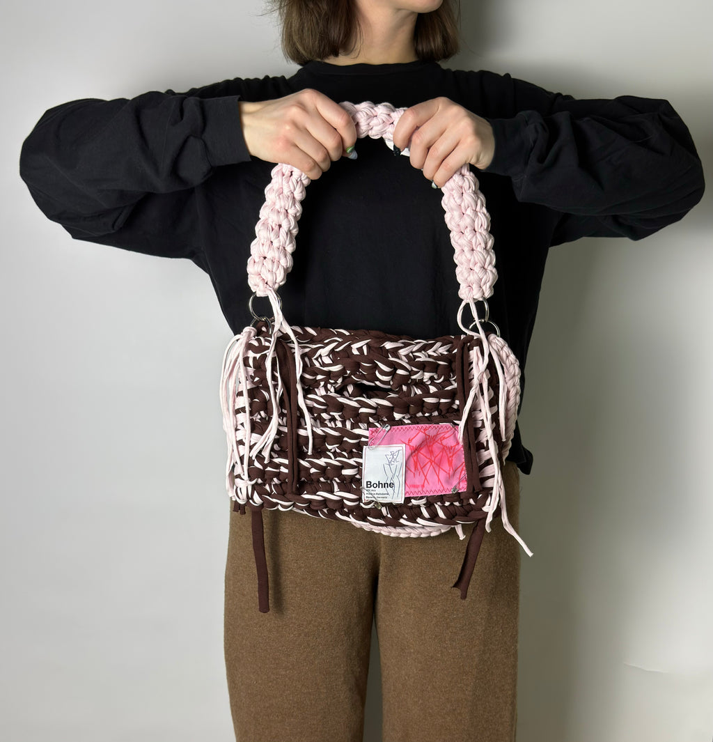 MODUL Dune | handgehäkelte Tasche aus Recyclinggarn