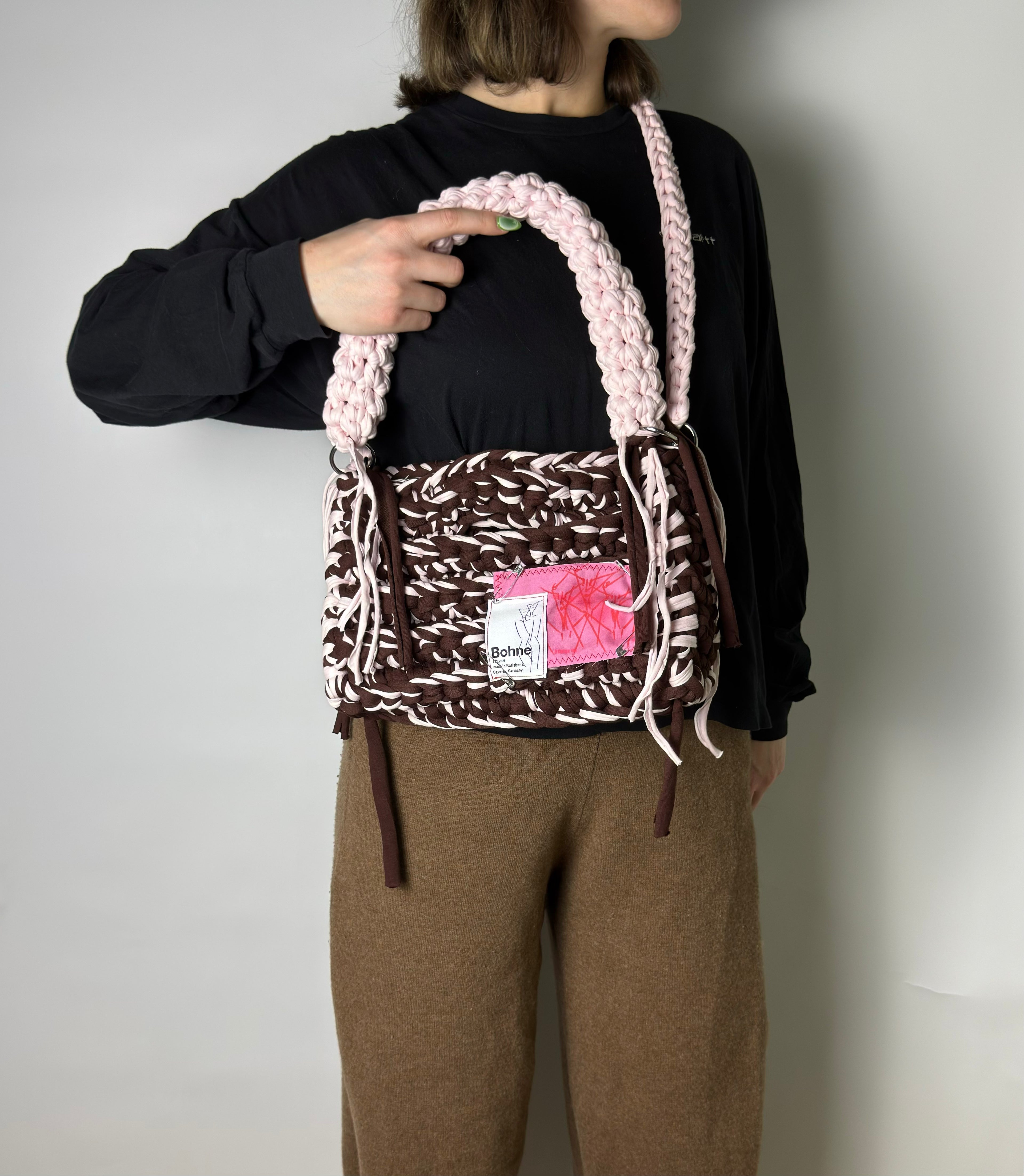 MODUL Dune | handgehäkelte Tasche aus Recyclinggarn