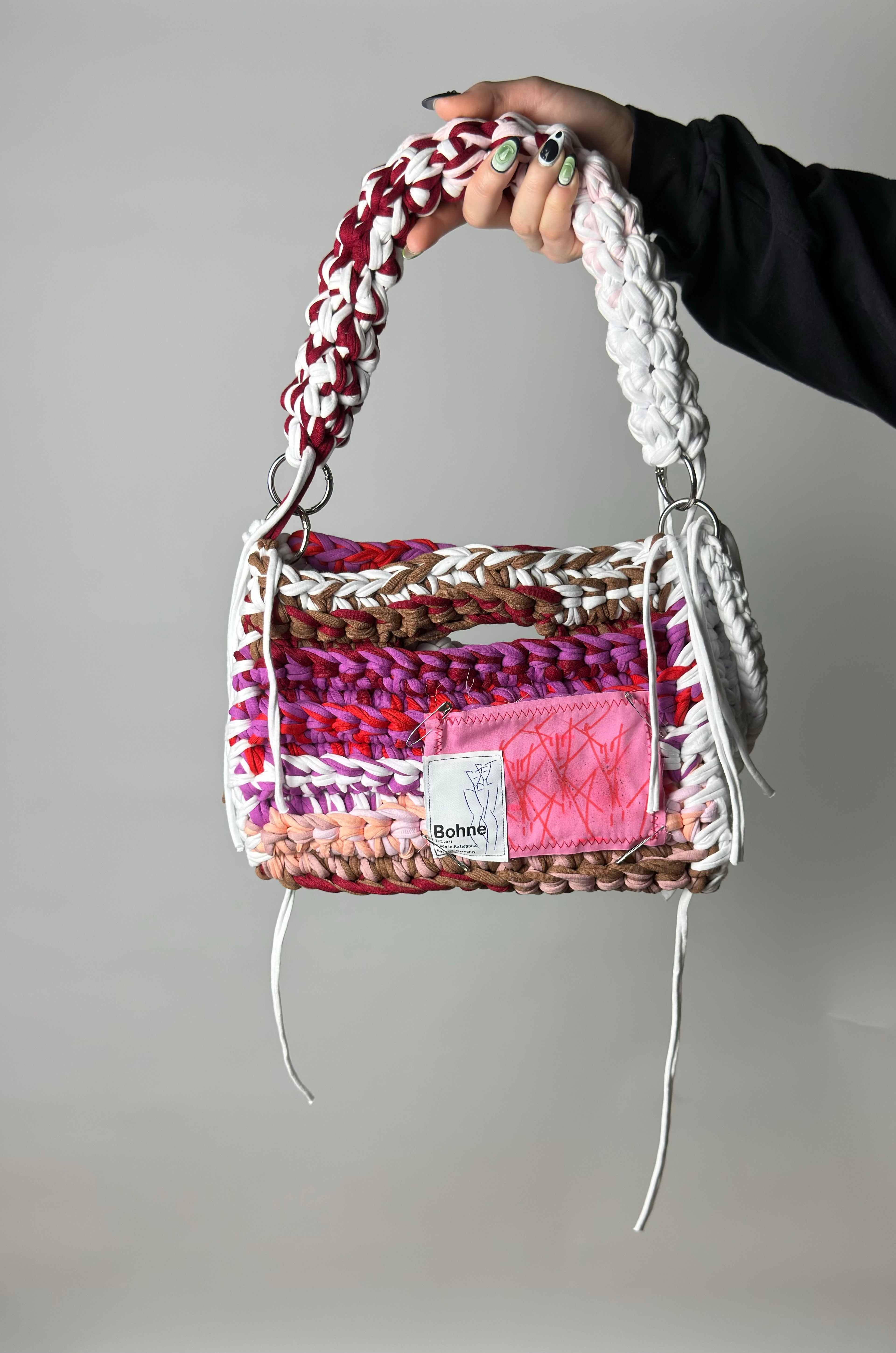 MODUL Mosaic | handgehäkelte Tasche aus Recyclinggarn
