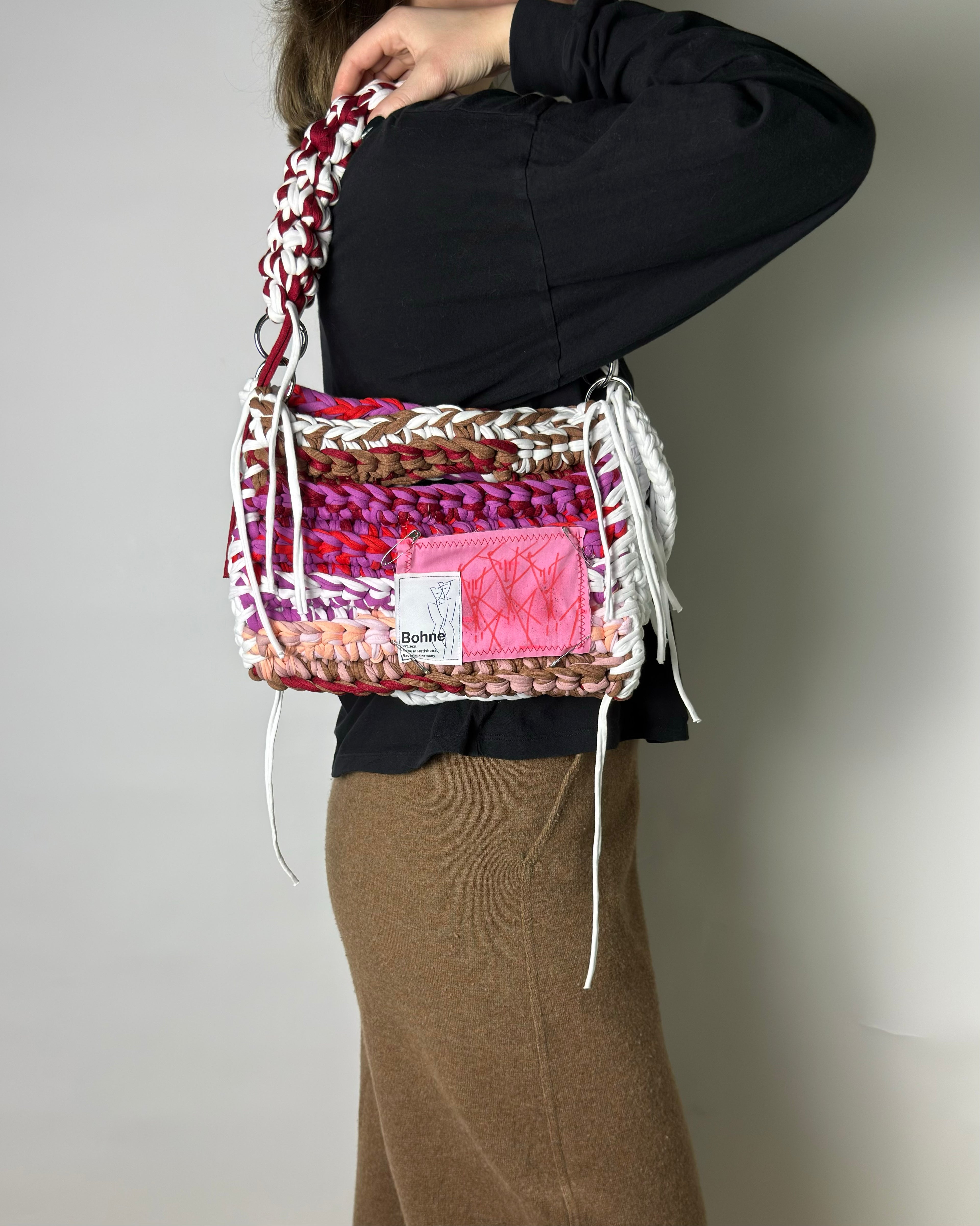 MODUL Mosaic | handgehäkelte Tasche aus Recyclinggarn