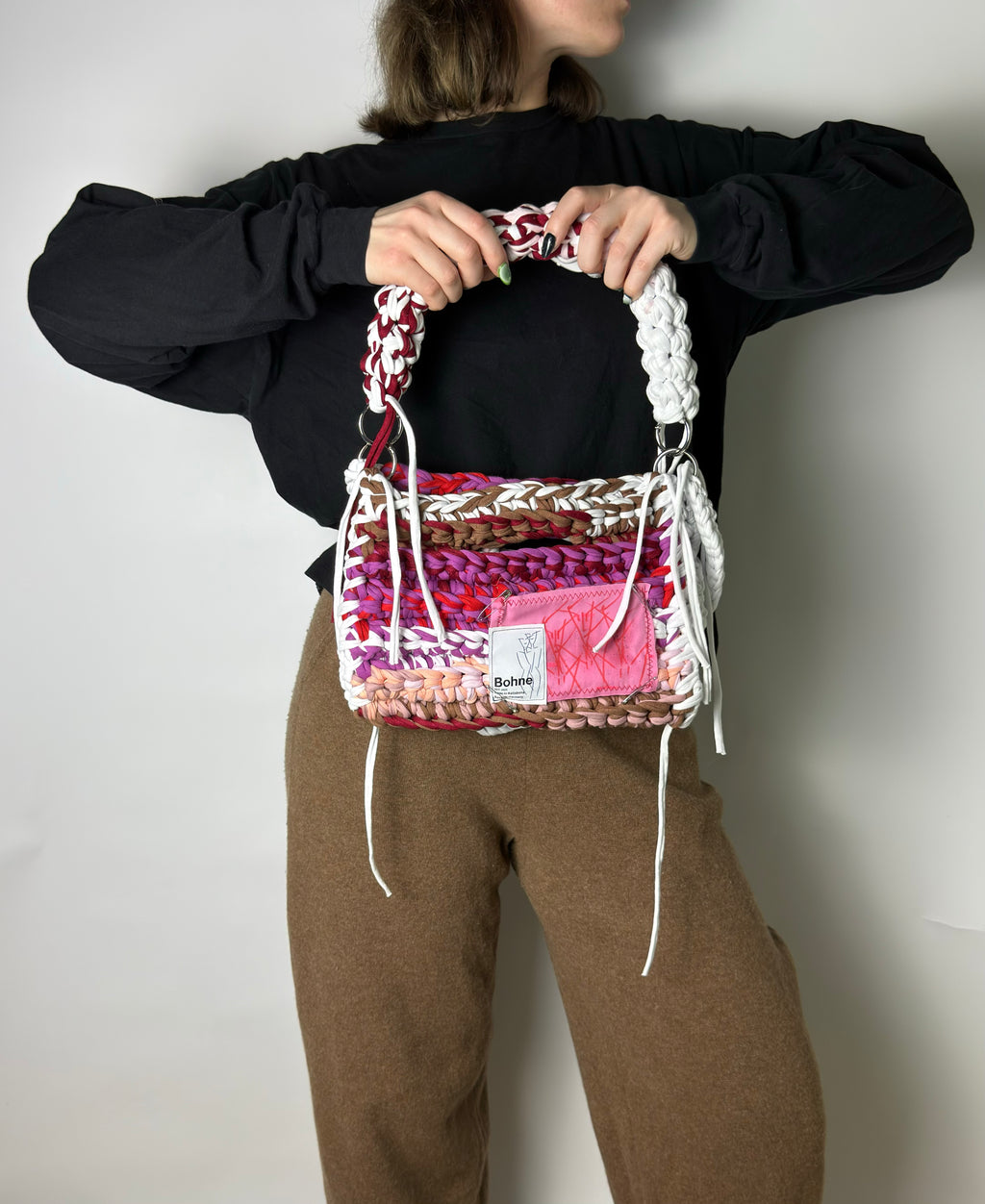 MODUL Mosaic | handgehäkelte Tasche aus Recyclinggarn