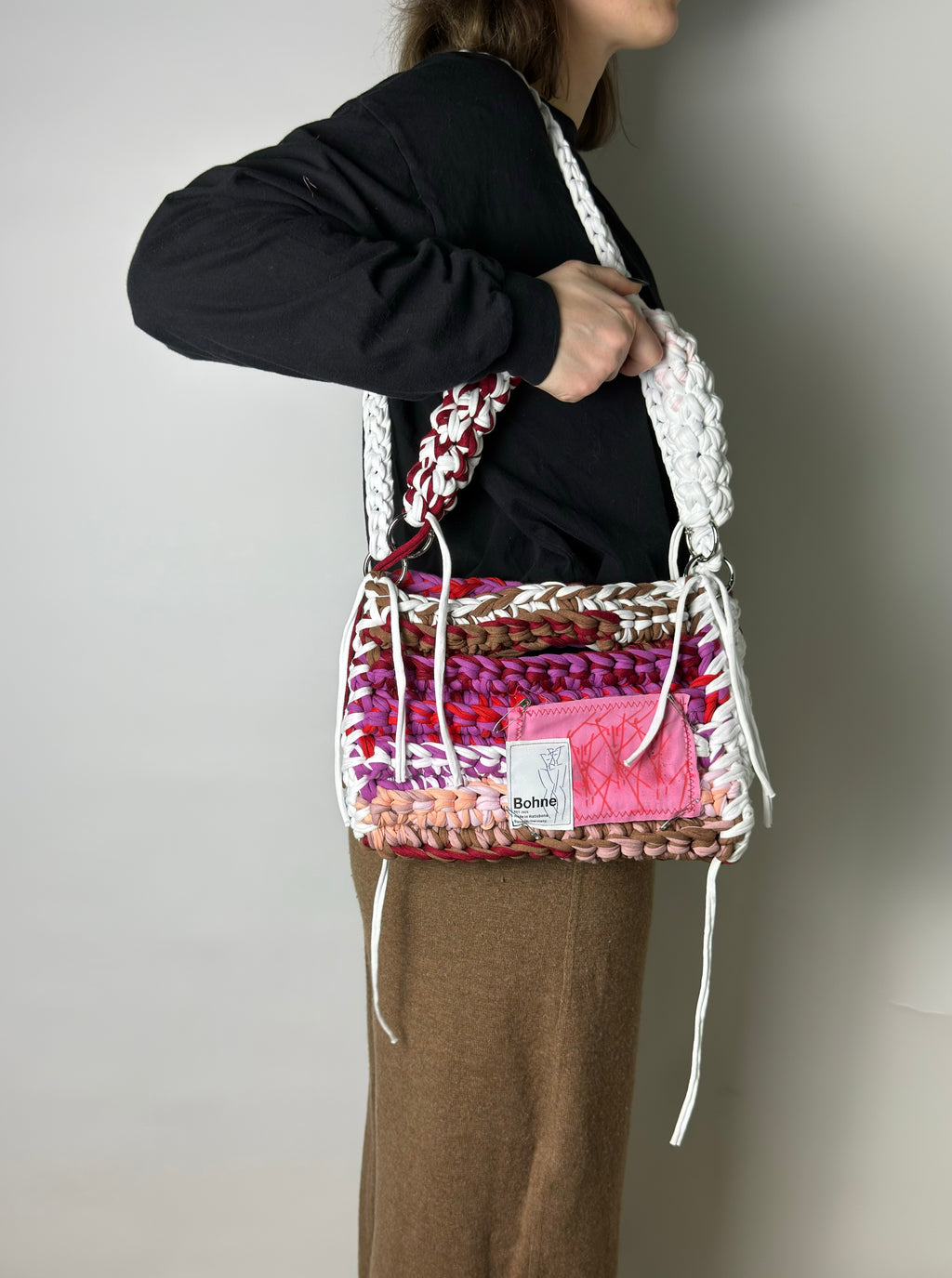 MODUL Mosaic | handgehäkelte Tasche aus Recyclinggarn