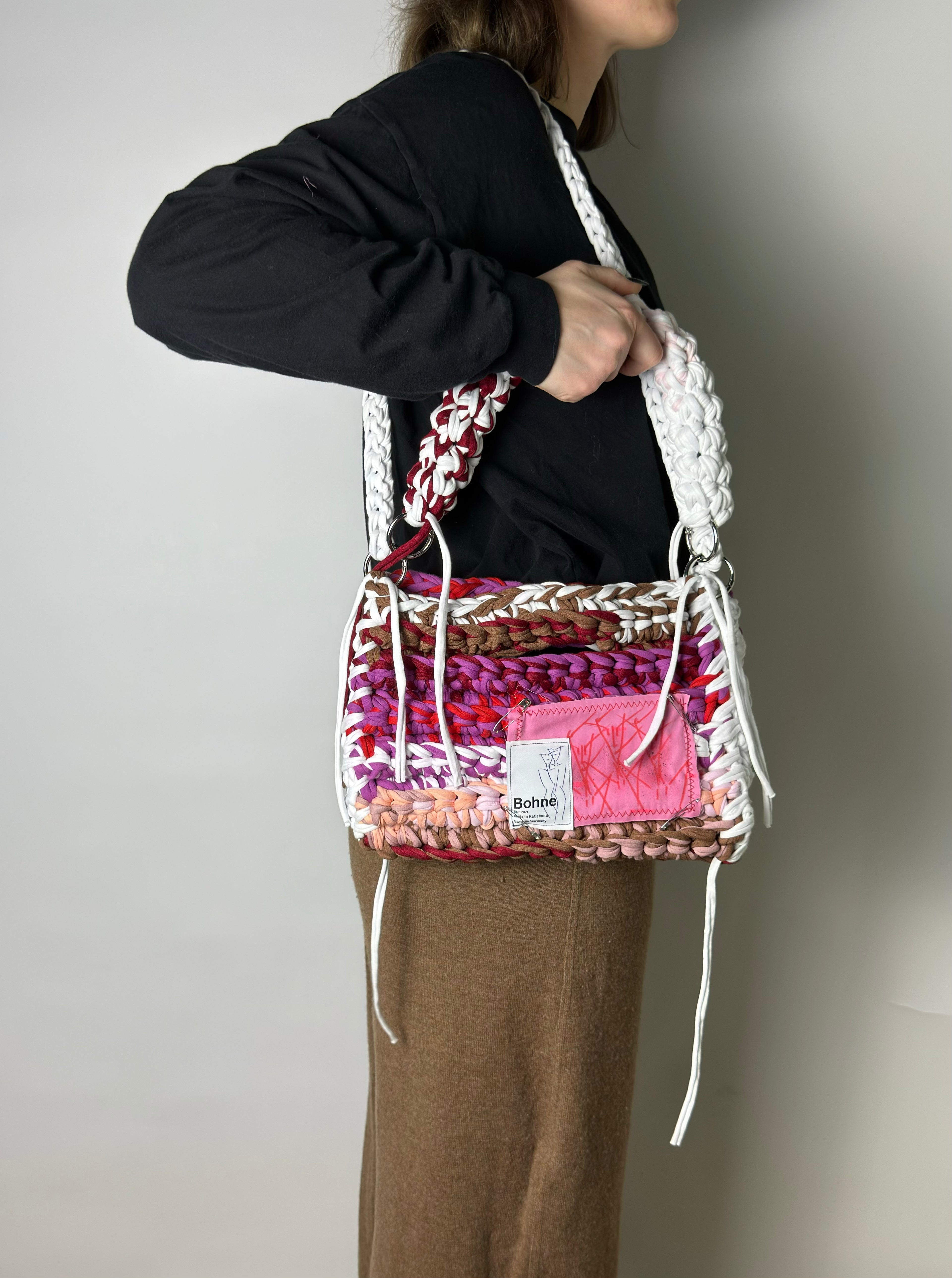 MODUL Mosaic | handgehäkelte Tasche aus Recyclinggarn