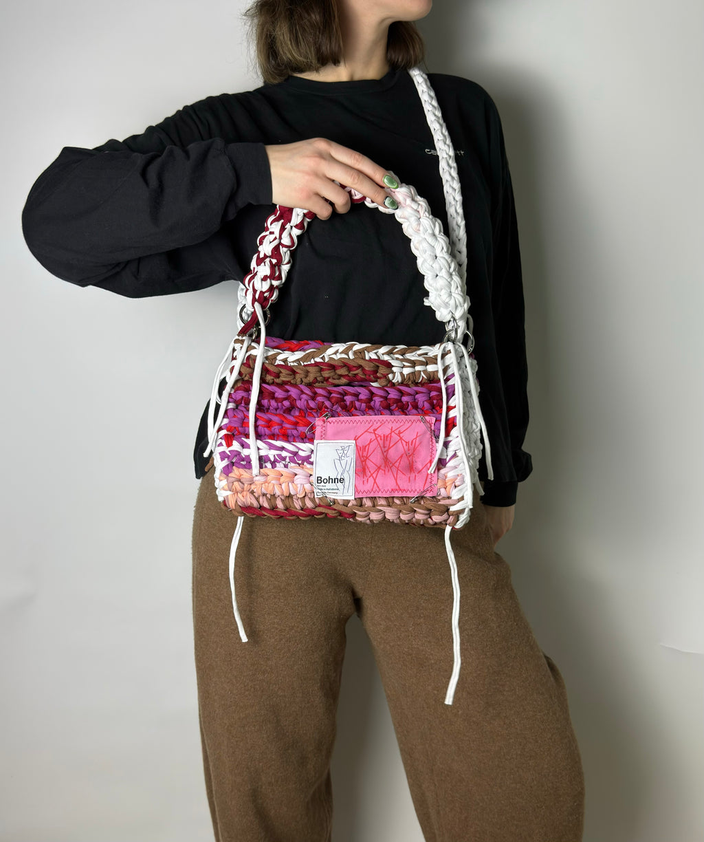 MODUL Mosaic | handgehäkelte Tasche aus Recyclinggarn