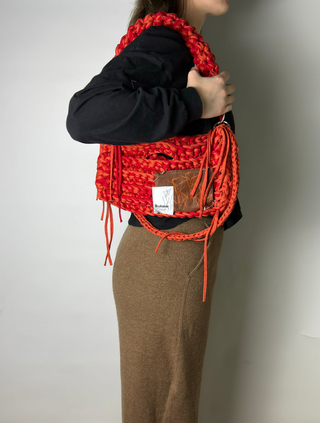 MODUL Clay | handgehäkelte Tasche aus Recyclinggarn