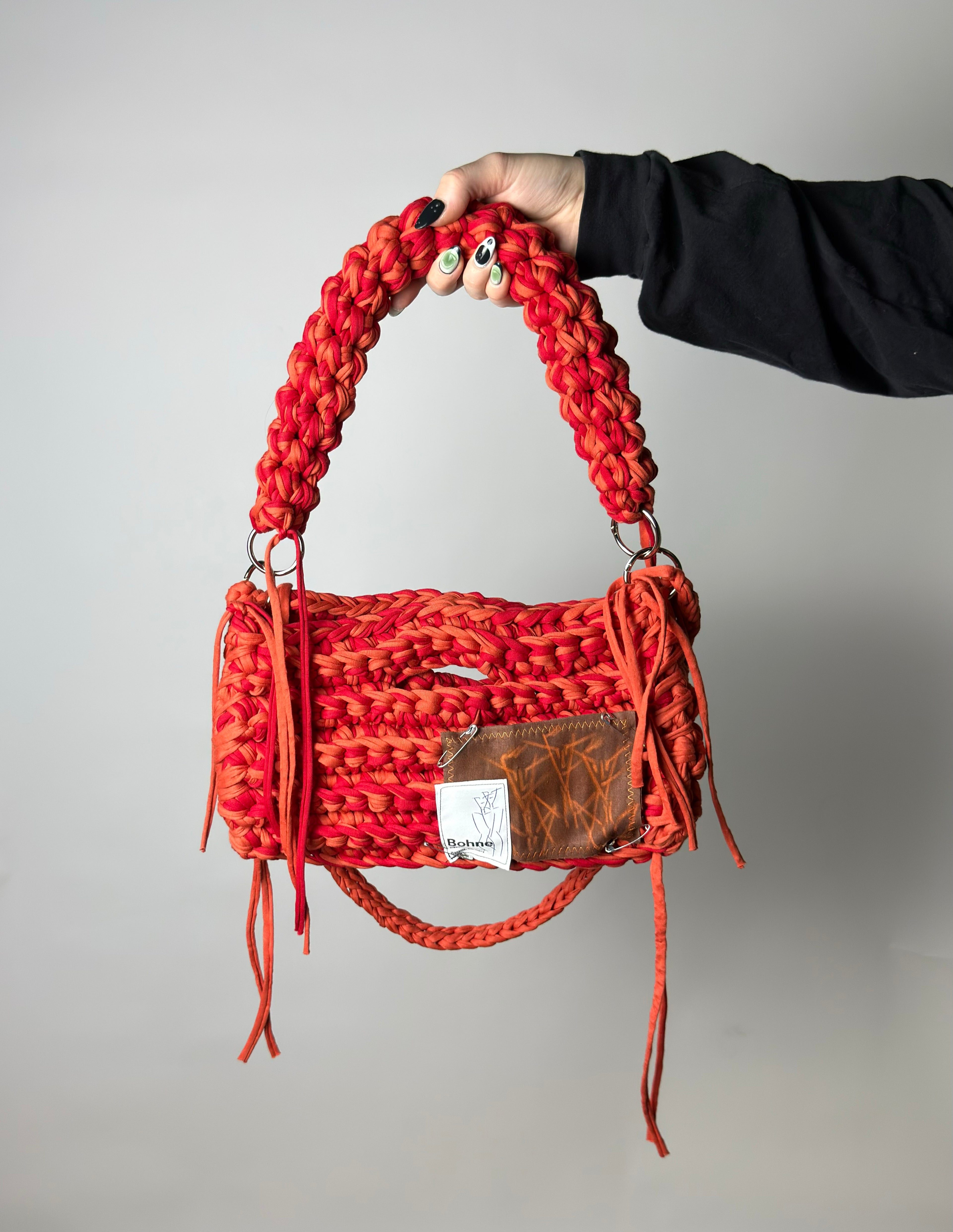 MODUL Clay | handgehäkelte Tasche aus Recyclinggarn