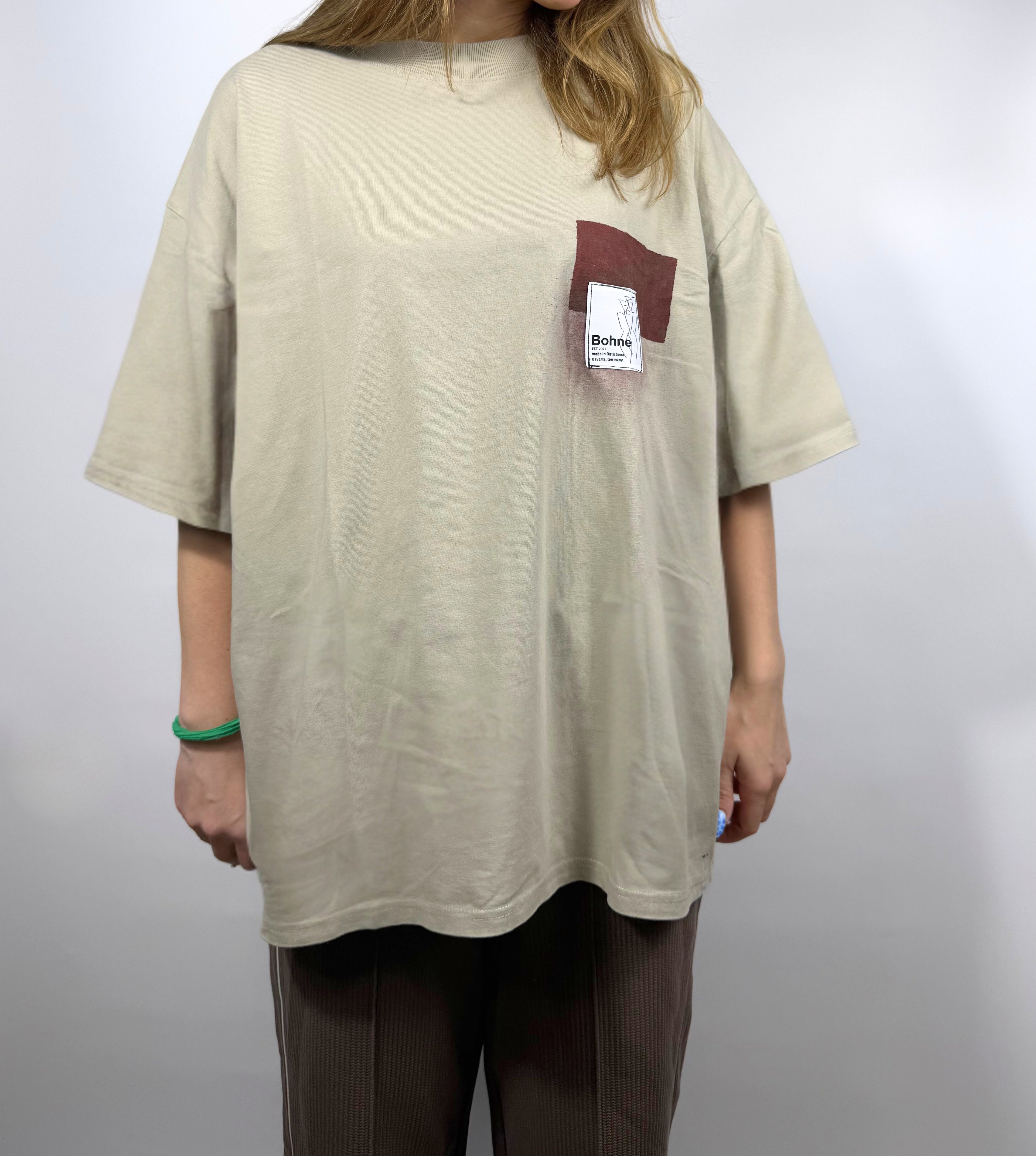 Handbemaltes T-Shirt aus Bio-Baumwolle | XL