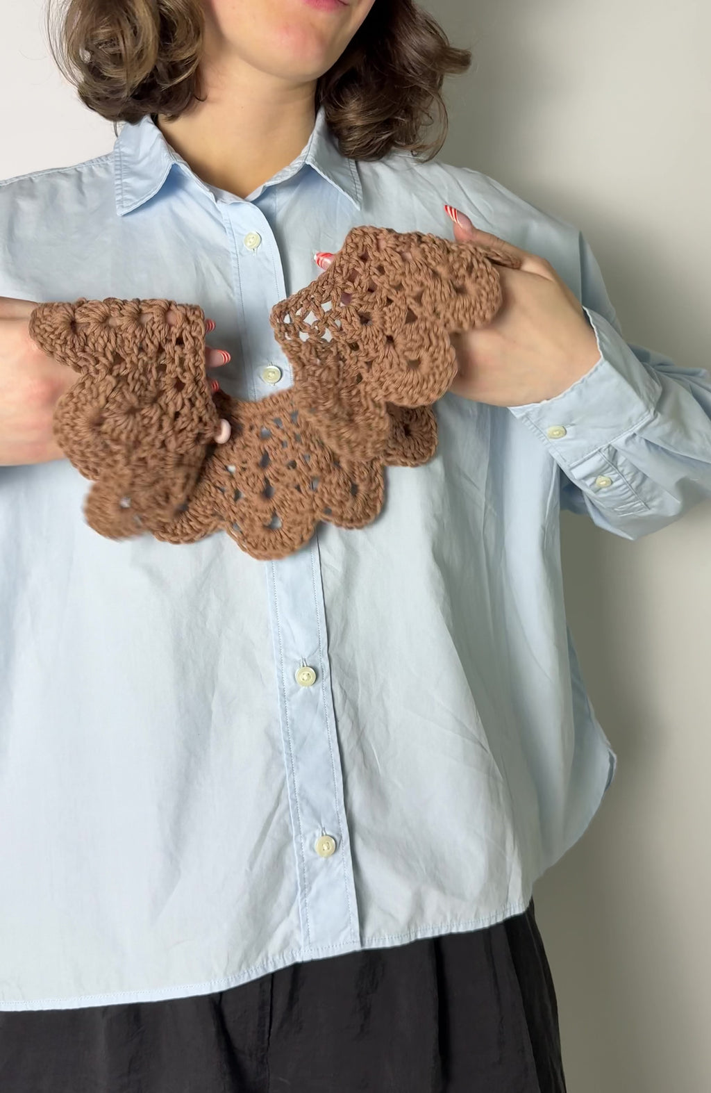 Cotton Collar | gehäkelter Kragen aus Baumwolle