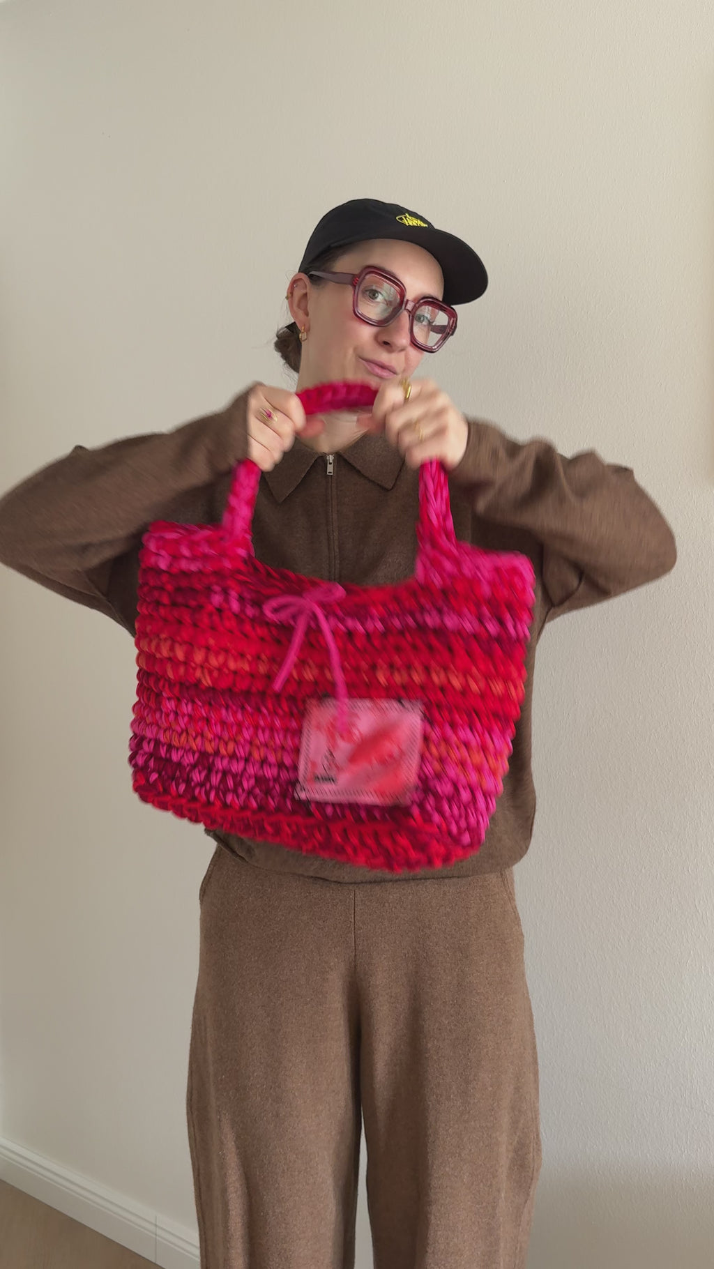 TOTE Poppy | handgehäkelte Tasche aus Recyclinggarn