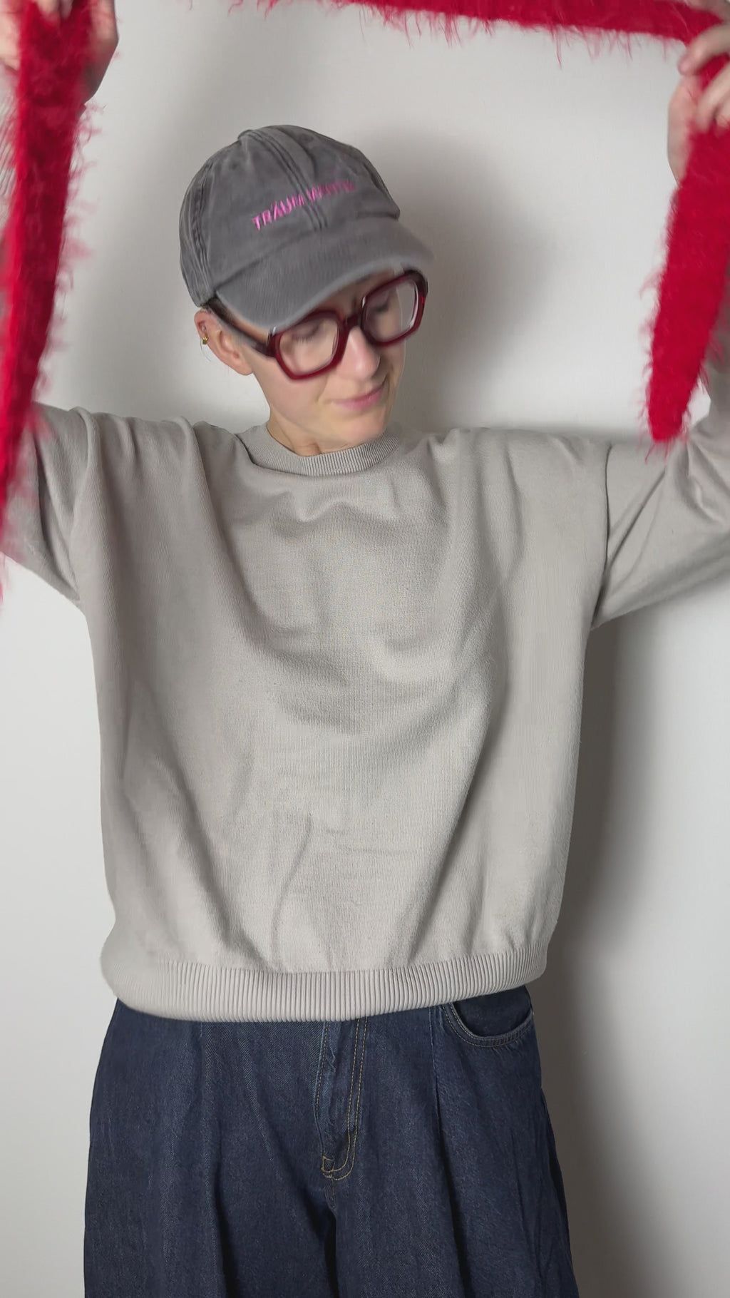 Fuzzy Mellow | handgehäkelter Schal aus Merino Wollmix
