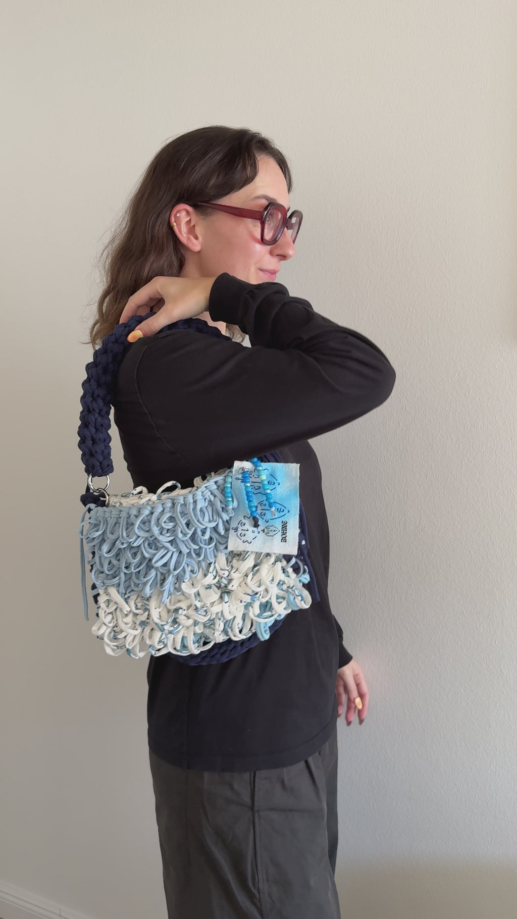 SWAY Santorini | handgehäkelte Tasche aus Recyclinggarn