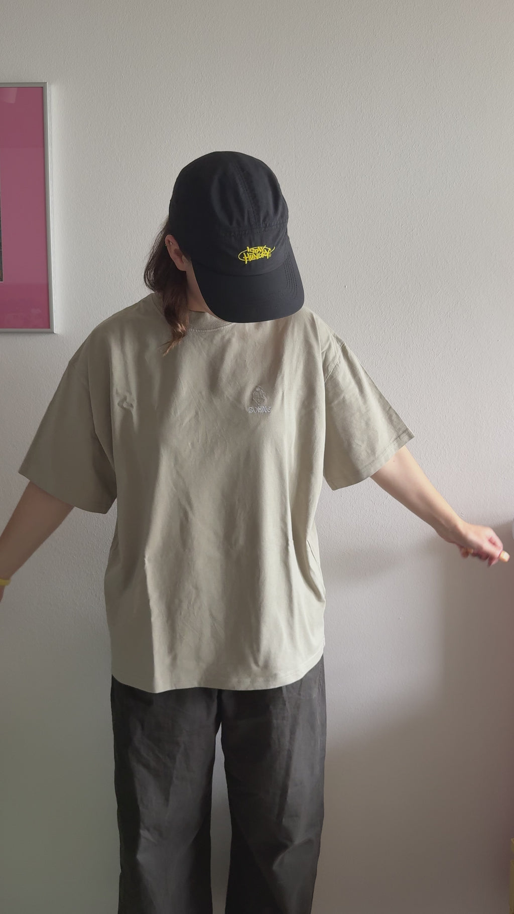 Artwear Oversized T-Shirt | Beige Nr. 1 | M