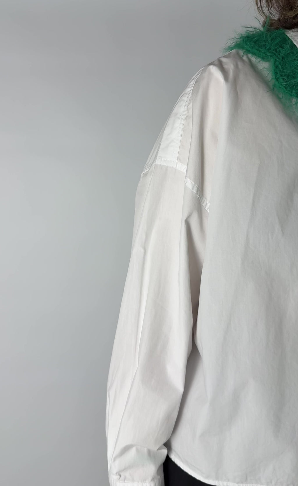 Fuzzy Collar | gehäkelter Kragen aus Merino Wollmix