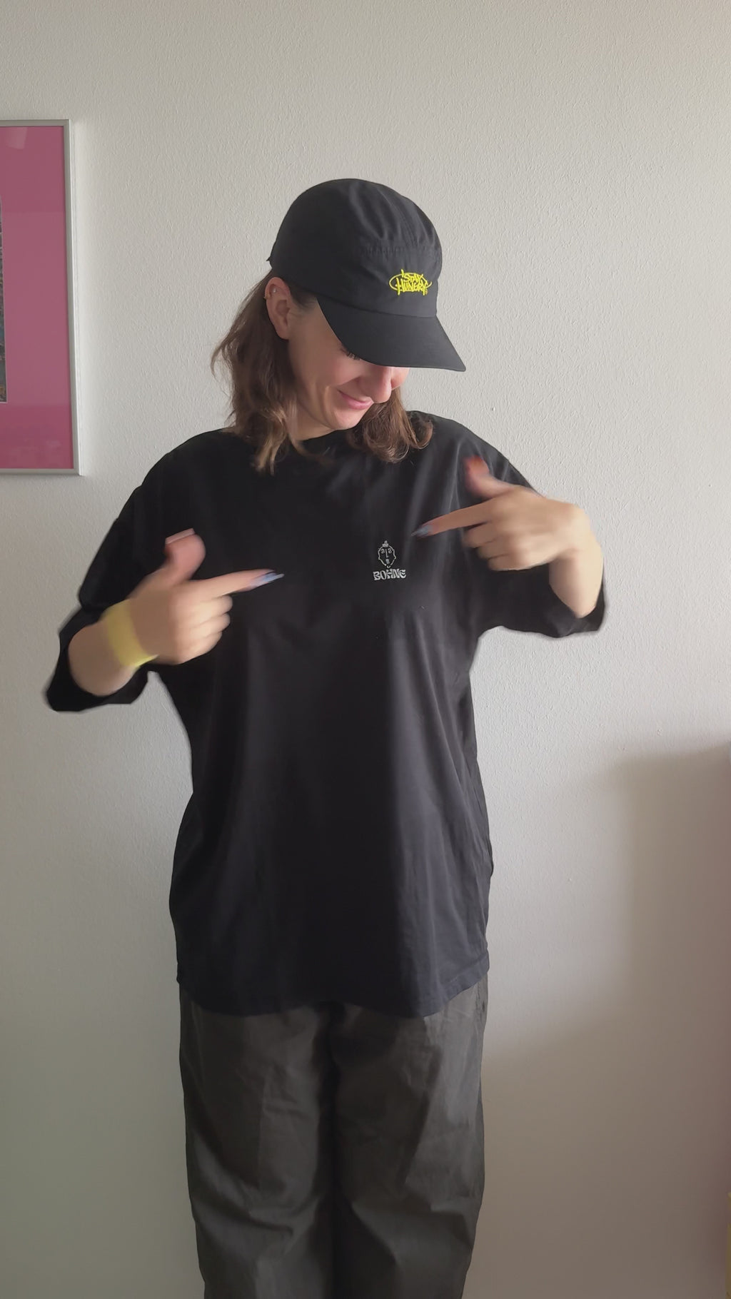 Artwear Oversized T-Shirt | Schwarz Nr.2 | L